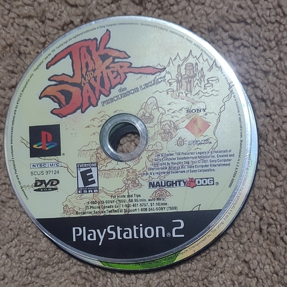 Sony Other - Jak and Daxter: The Precursor Legacy for PlayStation 2 - Black Disc by Sony
